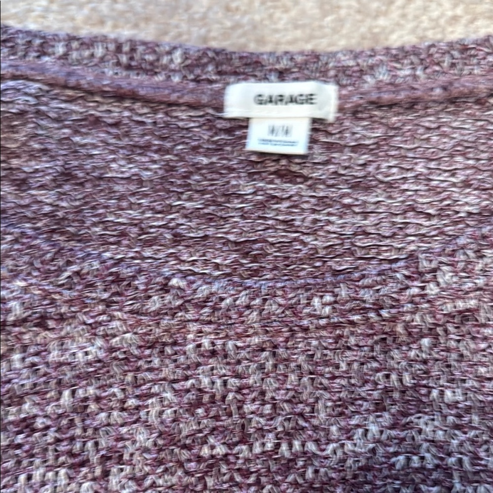 Garage Crew Neck Sweater Fine Knit Everyday